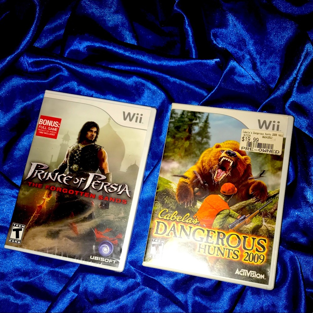 2 Nintendo wii games